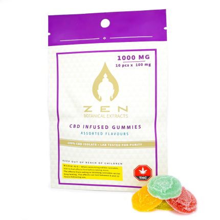Zen 1000mg CBD Infused Gummies
