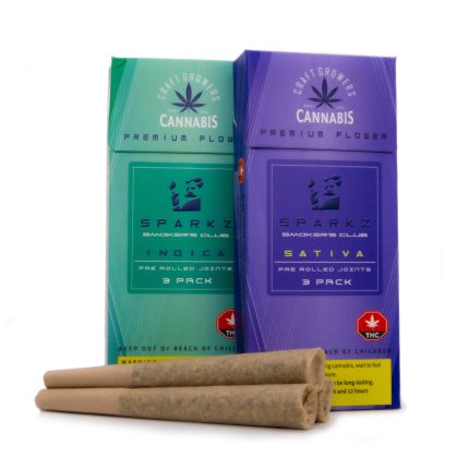 Sparkz Pre-rolled joints 3 pk